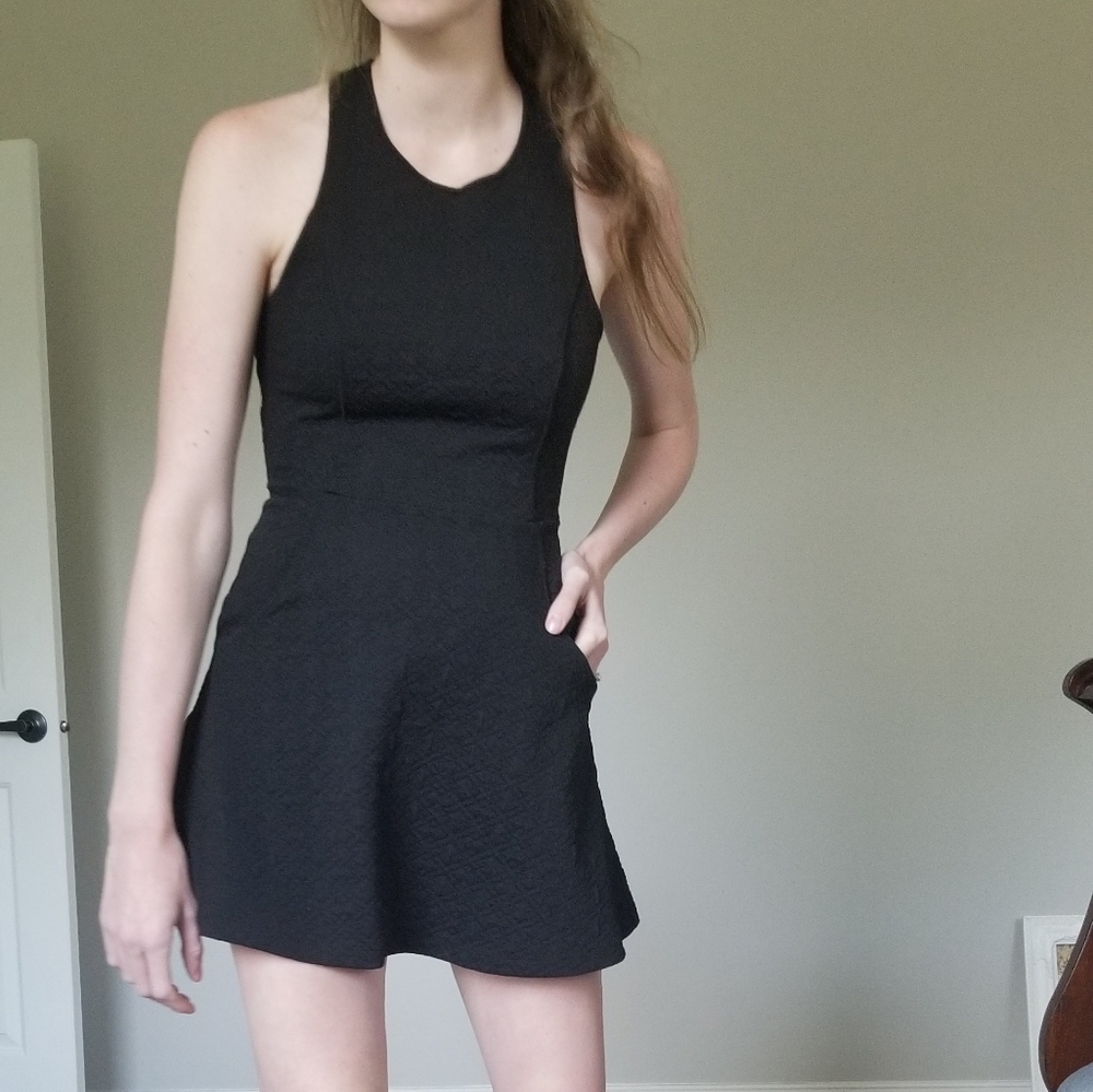 silence + noise black dress